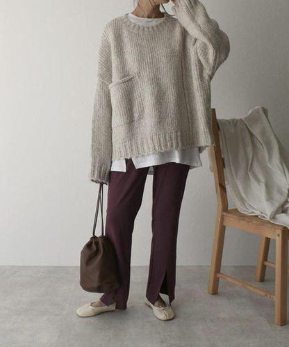 Women's Modern Knit Jumper with Pockets | Ideal for Winter