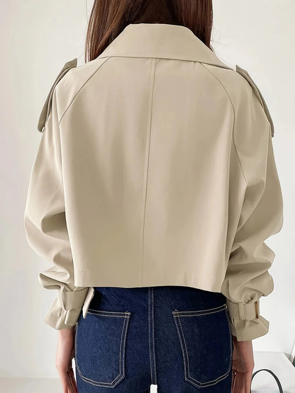Chic Casual Short Trench Coat | Perfect for Everyday Wear
