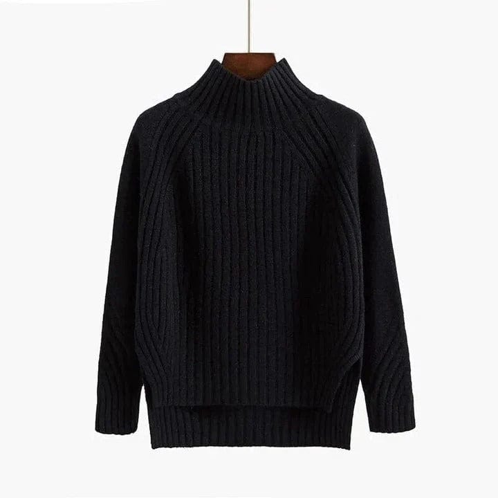 Olive - Turtleneck Jumper - Classic - Timeless Style - Ideal for Winter