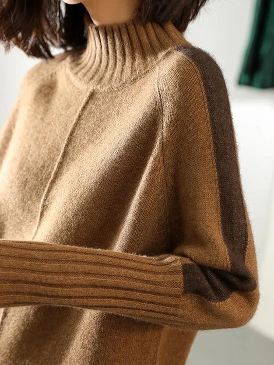 Women's Cozy Turtleneck Knit Dress Jumper | Ideal for Winter