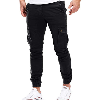 Men's Comfortable Breathable Cargo Trousers with Functional Pockets