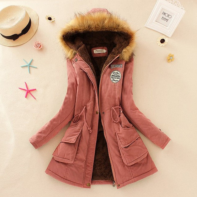Women's Parka Jacket with Hood
