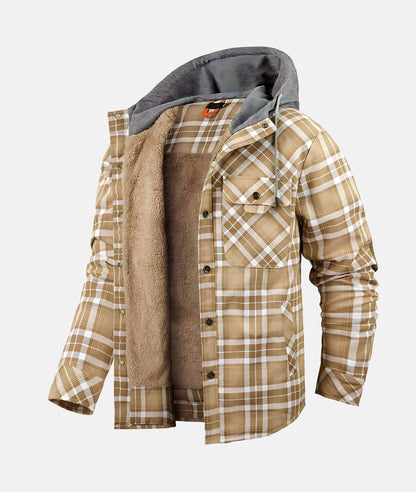 Hugh - Flannel Jacket - Casual - Modern Style - Ideal for Winter