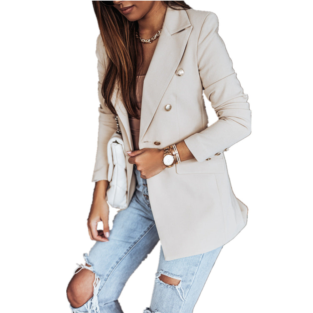 Women's Blazer with Button Details
