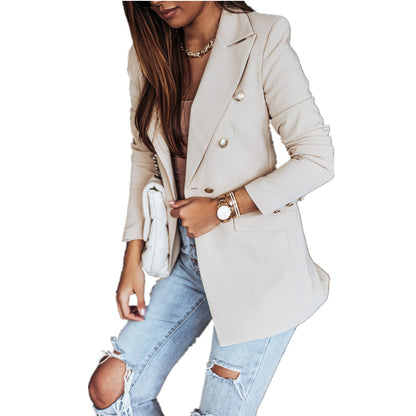Women's Blazer with Button Details