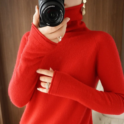 Women's Breathable High-neck Jumper for Women | Ideal for Winter