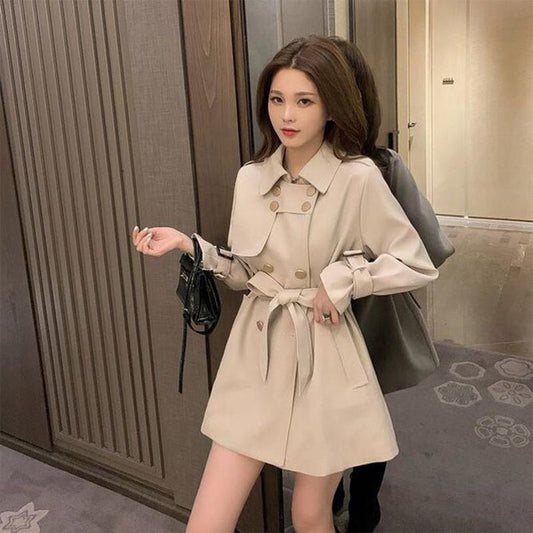 Chic Double Breasted Trench Coat | Perfect for Everyday Wear