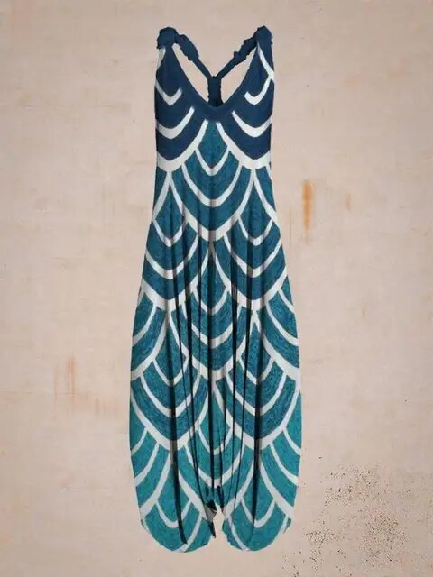 Women's Stylish Boho Sleeveless Jumpsuit | Ideal for summer