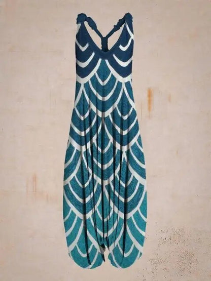 Women's Stylish Boho Sleeveless Jumpsuit | Ideal for summer