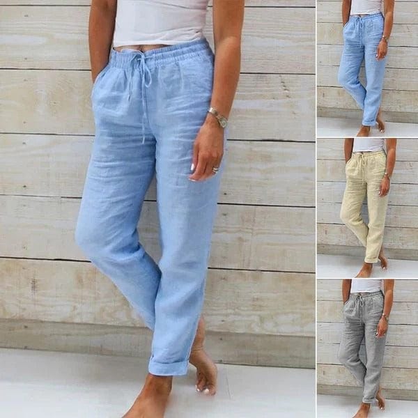 Lindsay - Elegant Casual Trousers - For Women | Comfortable Style