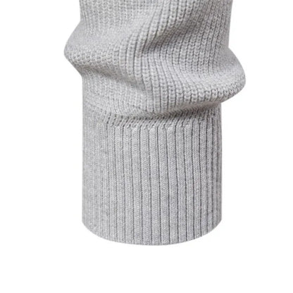 Men's Stylish Knitted Cashmere Quarter Zip Jumper | Ideal for Winter