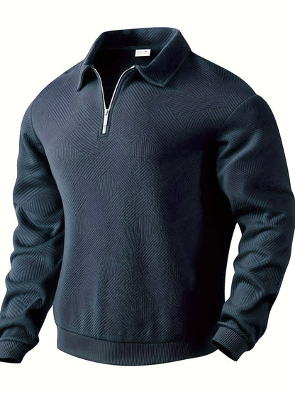 Max - Men's Stylish Quarter Zip Sweater