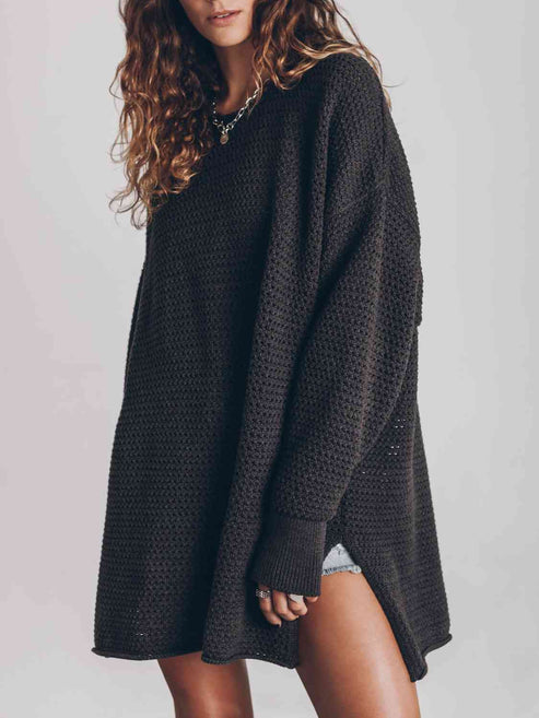 Women's Stylish and Practical Dot Texture Cashmere Jumper | Ideal for Winter