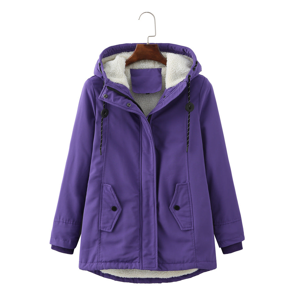 Winter Jacket With Fleece And Capuchon Elegant Parka For Women | Ideal for Winter