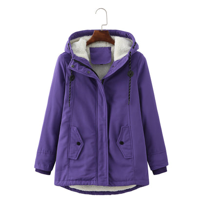 Winter Jacket With Fleece And Capuchon Elegant Parka For Women | Ideal for Winter