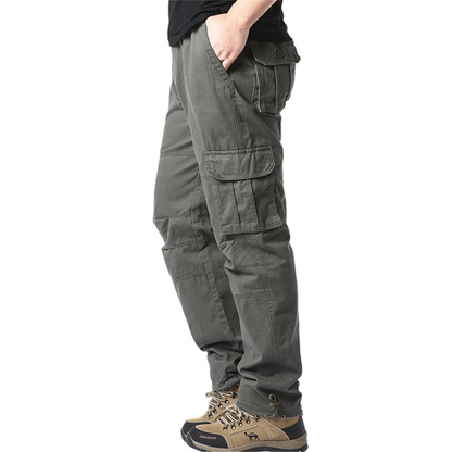 Men's Plus Size Tactical Cargo Pants with Stretch Waist | Perfect for Outdoor Activities