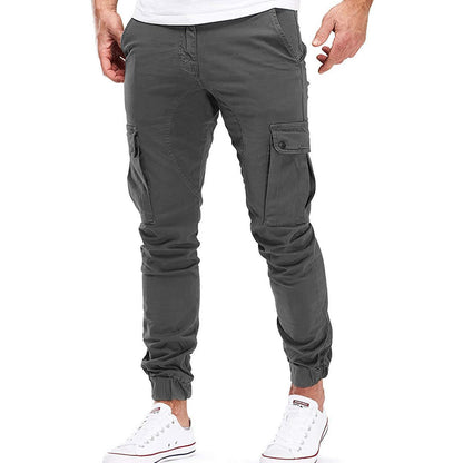 Men's Comfortable Breathable Cargo Trousers with Functional Pockets