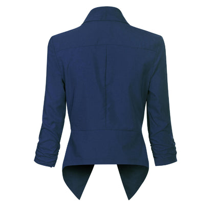 Women's Thin Blazer with Open Front