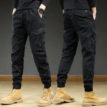 Men's Slim-Fit Multi-Pocket Cargo Pants | Perfect for Casual Days