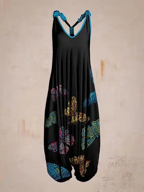 Women's Stylish Boho Sleeveless Jumpsuit | Ideal for summer