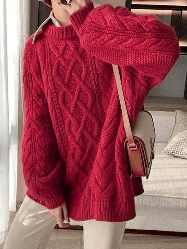 Gabriella  - Women's Oversized Long Sleeve Jumper