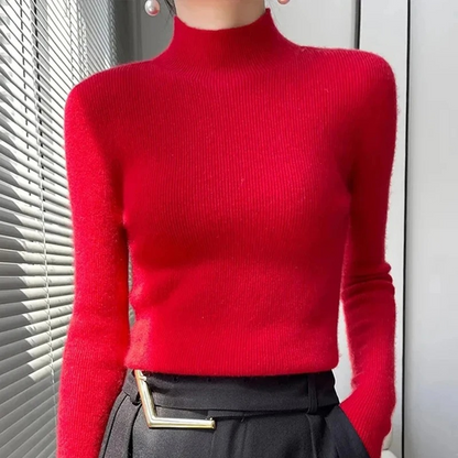 Thick Slim Fit Woolen Turtleneck Jumper for Women | Ideal for Winter