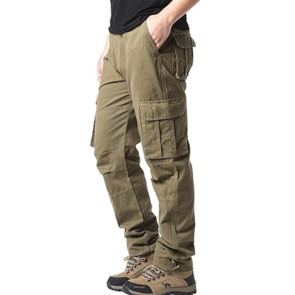 Men's Plus Size Tactical Cargo Pants with Stretch Waist | Perfect for Outdoor Activities