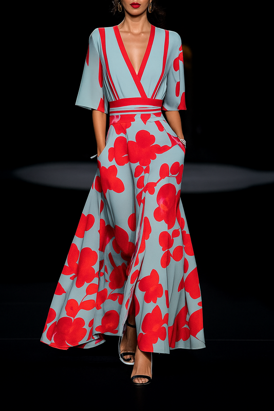 Women's Floral Maxi Dress