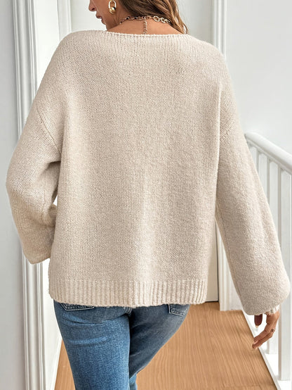 Elegant French-Inspired Tie Front Wool Knitwear Cardigan for Women | Ideal for Everyday Wear
