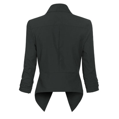 Women's Thin Blazer with Open Front