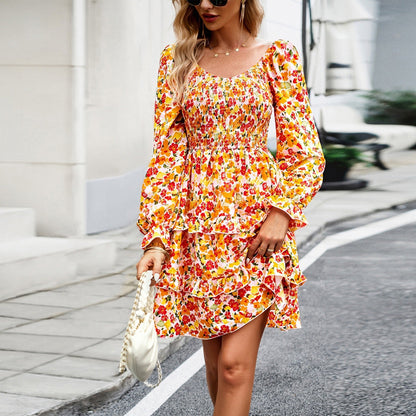 Women's Summer Elegant Floral Mini Dress | Perfect for Outdoor Activities