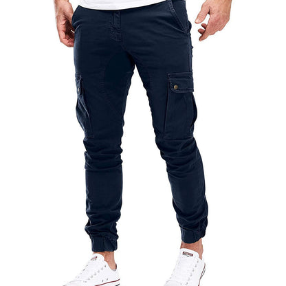 Men's Comfortable Breathable Cargo Trousers with Functional Pockets
