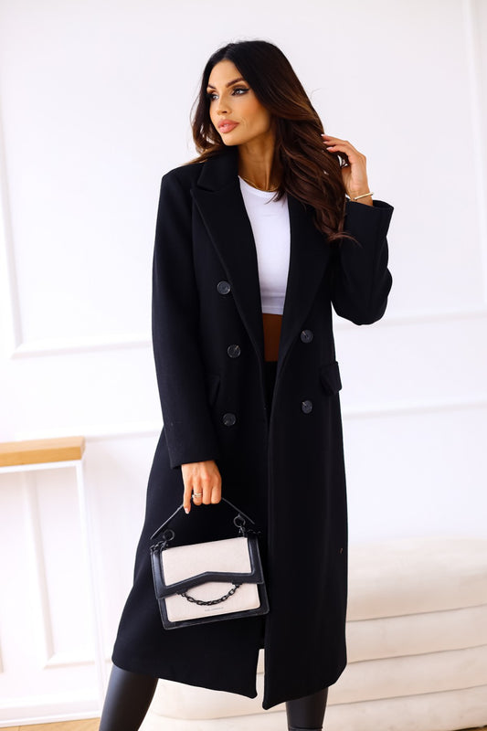 Leah - Long Coat - Chic - Timeless Style - Ideal for Winter