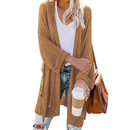 Women's Casual Open Front Knitwear Cardigan with Pocket | Ideal for Winter