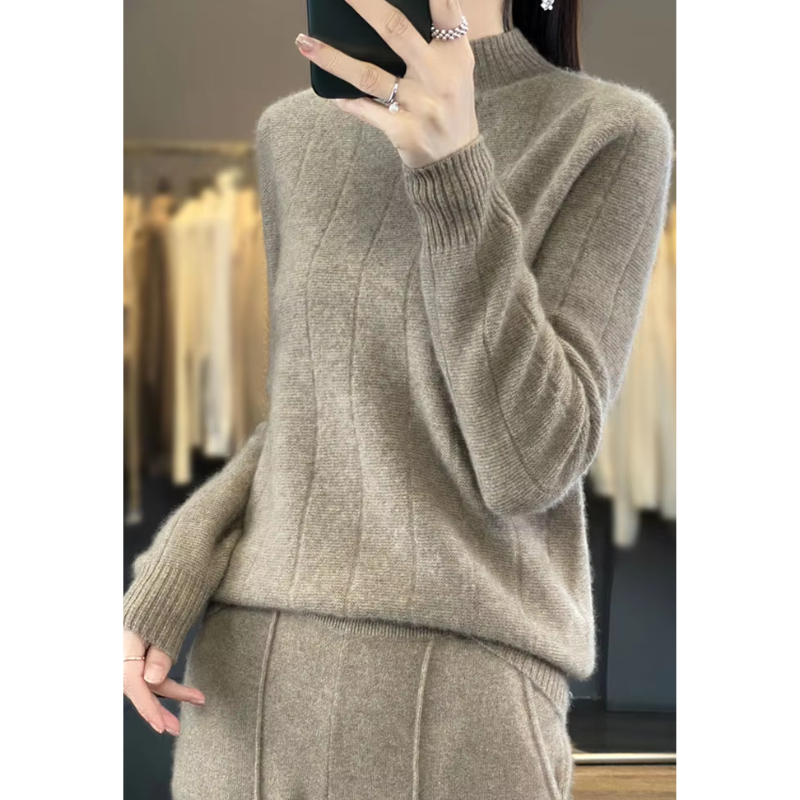 Women's Windproof Turtleneck Jumper for Women | Ideal for Winter