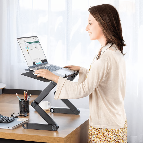 Adjustable Laptop Stand – 360° Rotatable and Portable Design 0