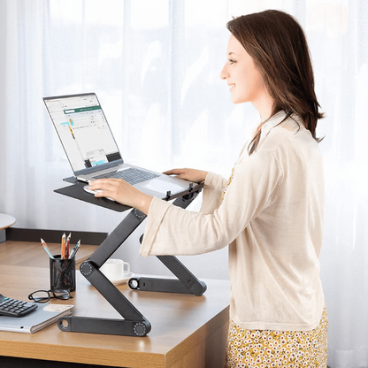 Adjustable Laptop Stand – 360° Rotatable and Portable Design 0