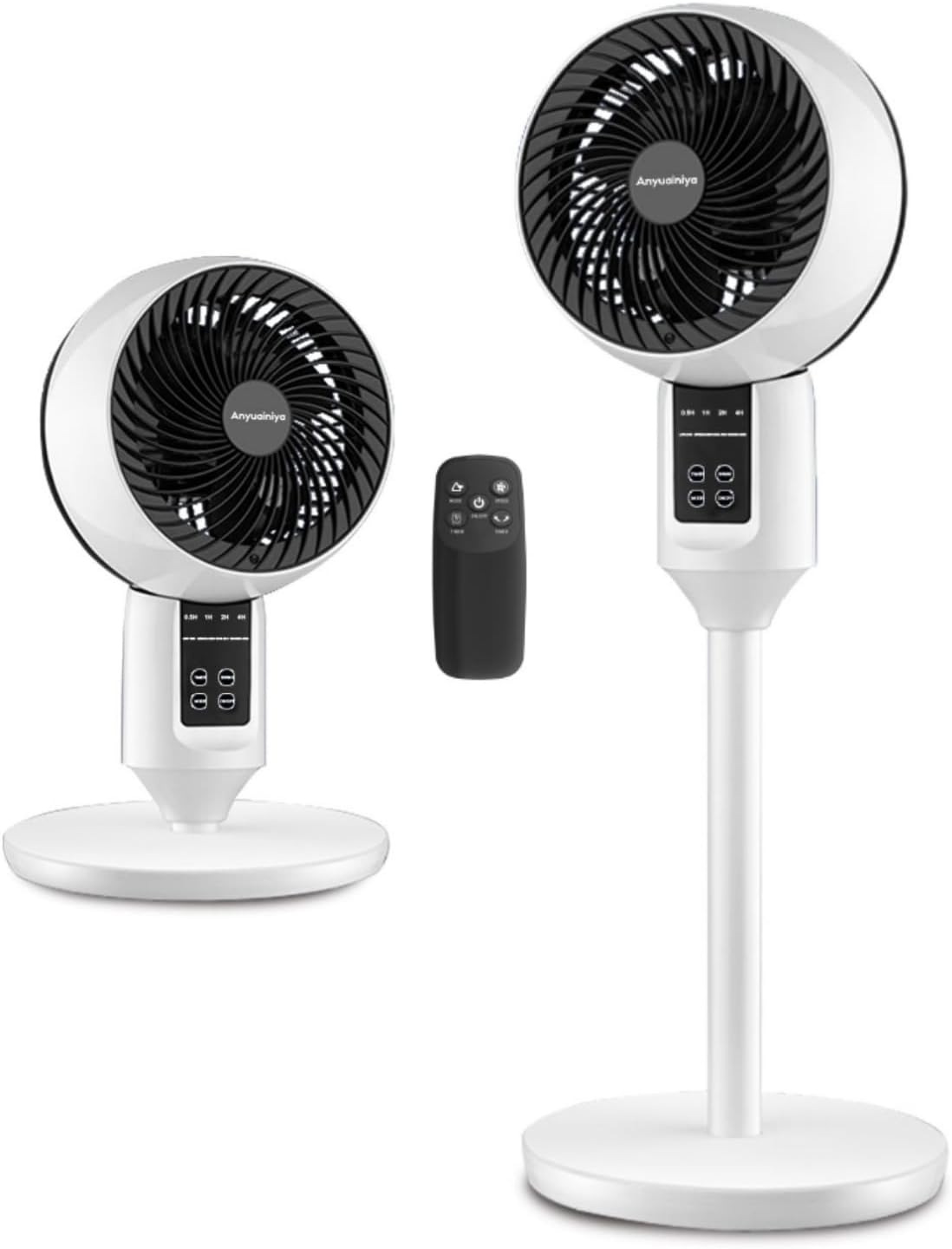 Adjustable Pedestal Fan – 3D Oscillation with Remote Control 0