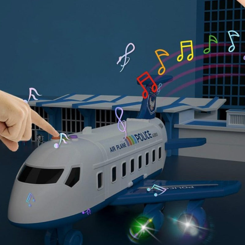 Airplane Playset – Large Aircraft with Six Mini Construction Vehicles 5