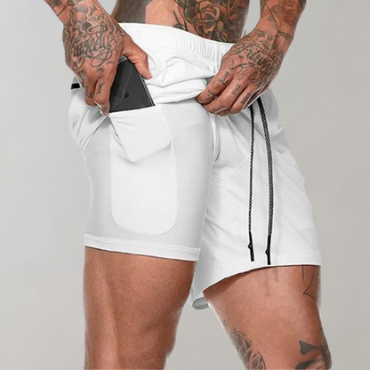 Amir - 2-in-1 Fitness Shorts - Sporty - High-Performance Fabric - Ideal for Summer