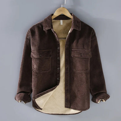 Gabriel - Fleece Jacket - Classic - Corduroy - Ideal for Winter