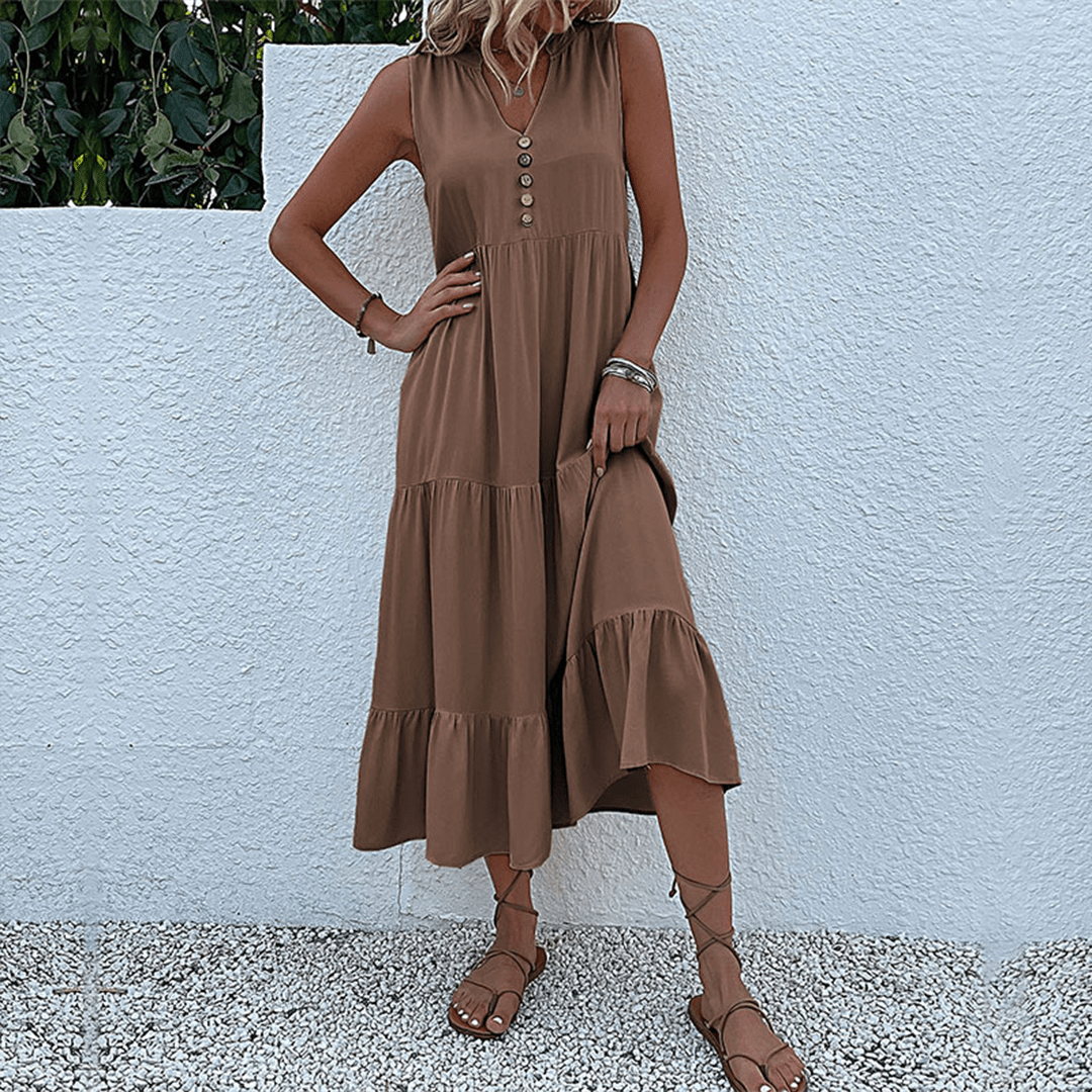 Mackenzie - Midi Dress - Casual - Modern Style - Ideal for Summer