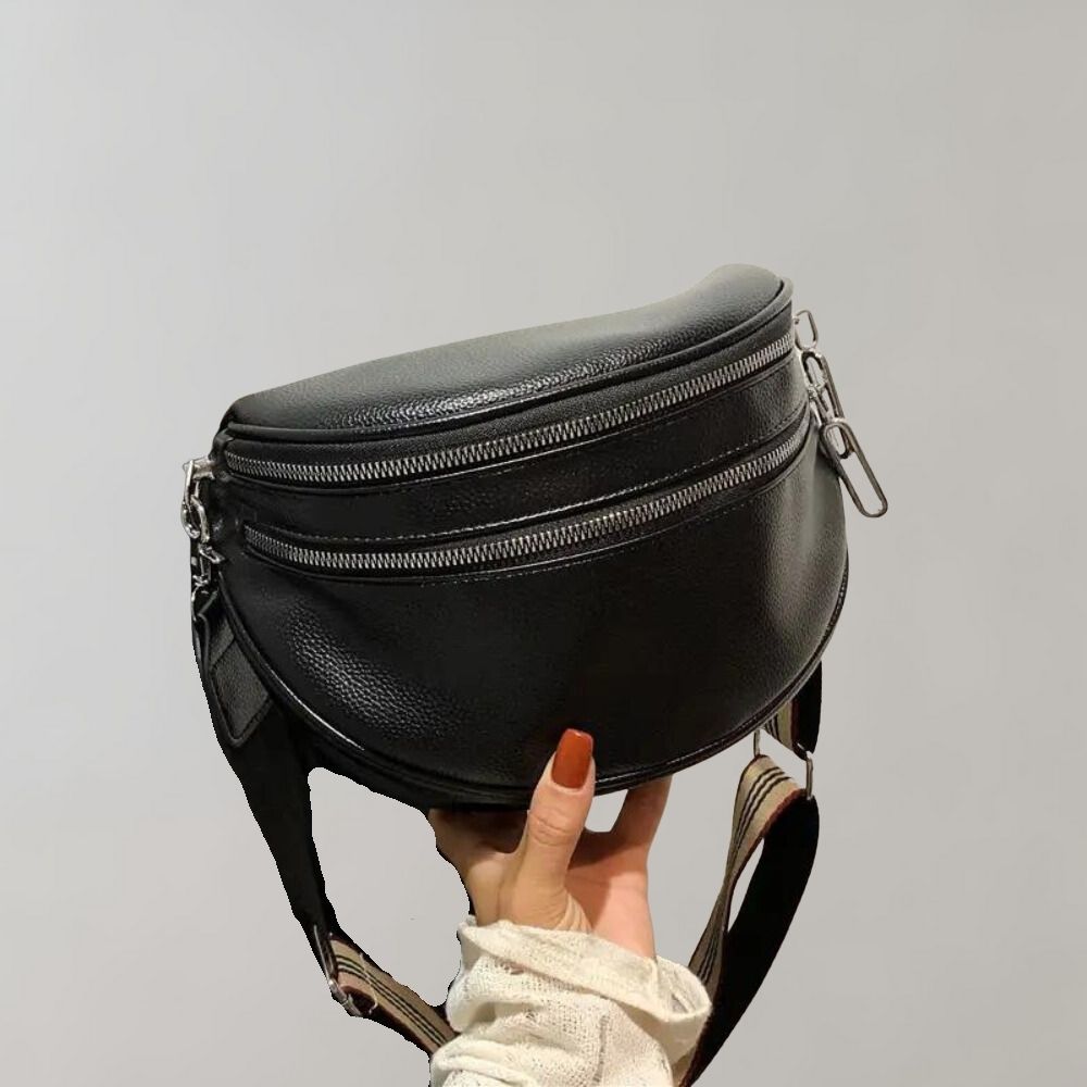 Hannah - Double Zipped Mini Bag - Casual - Tailored Trend - For Everyday Wear