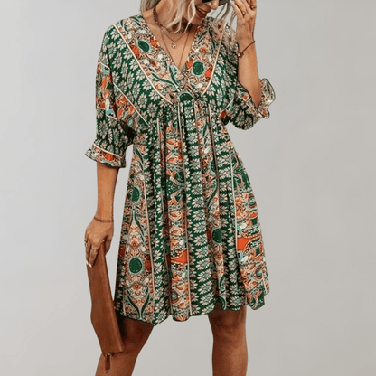 Katelyn - Mini Dress - Boho - Modern Style - For Everyday Wear