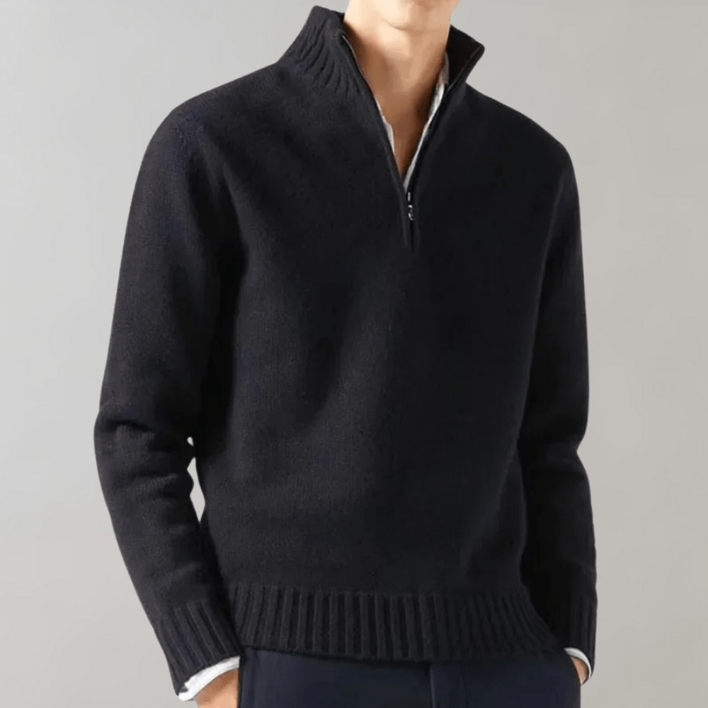 Hugo - Zipped Sweater - Casual - Wool - Ideal for Winter