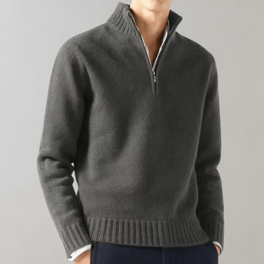 Hugo - Zipped Sweater - Casual - Wool - Ideal for Winter