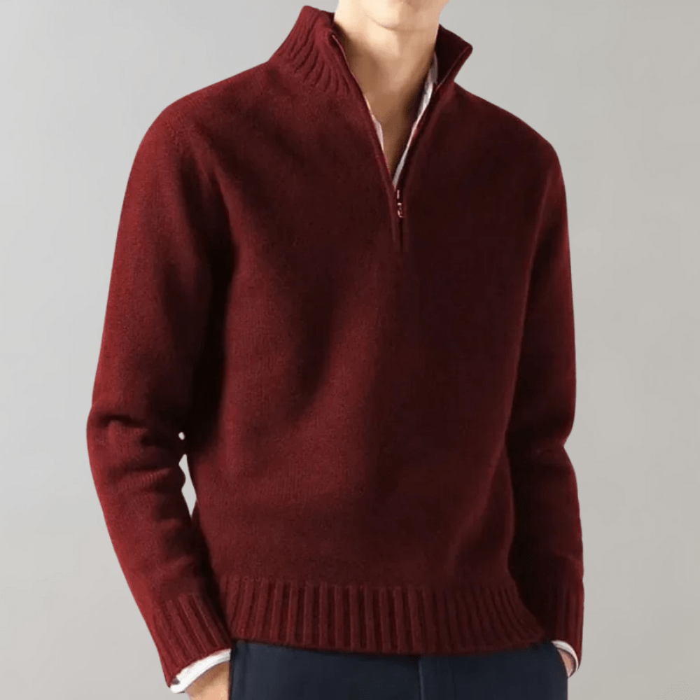 Hugo - Zipped Sweater - Casual - Wool - Ideal for Winter