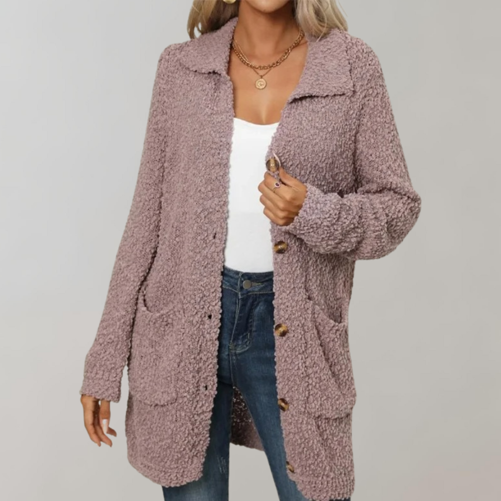 Leslie - Women's Cardigan - Casual - Classic Revival - For Everyday Wear