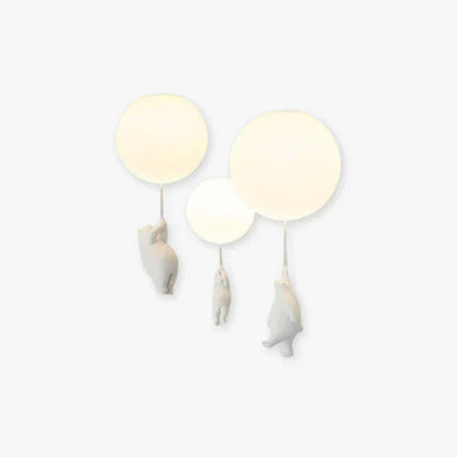 Ceiling Light Fixture – LED Bear and Balloon Design 1