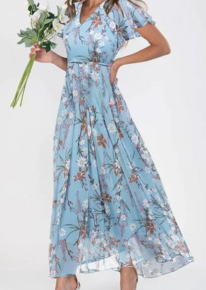 Women's Stylish Lightweight Summer Dress with Flattering Silhouette